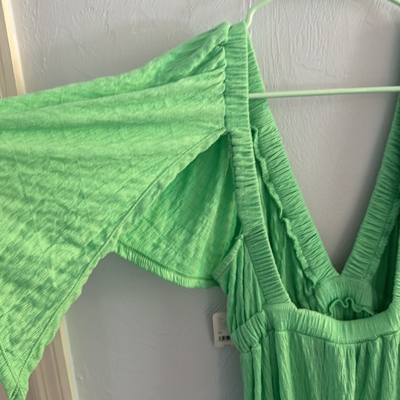 NWT FREE PEOPLE LA LA MAXI DRESS, TURQUOISE, XS, SOLD OUT COLOR - Picture 14 of 15